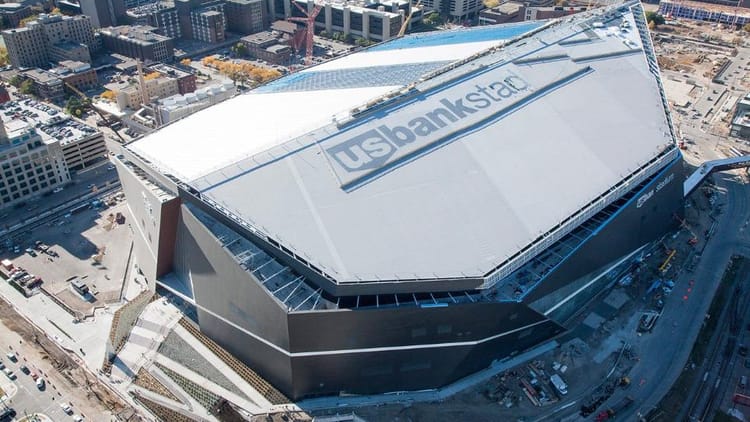 Vikings' first game at U.S. Bank Stadium