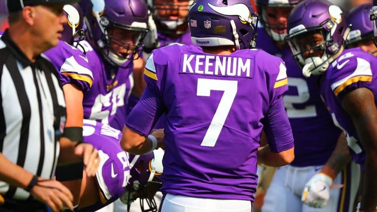 Case Keenum Was Effective Against the Buccaneers