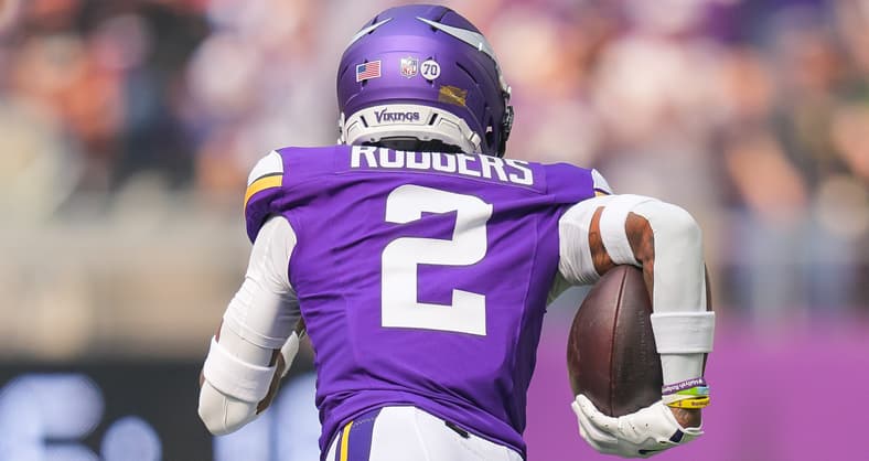 Vikings CB Isaiah Rodgers in Week 3 of 2025