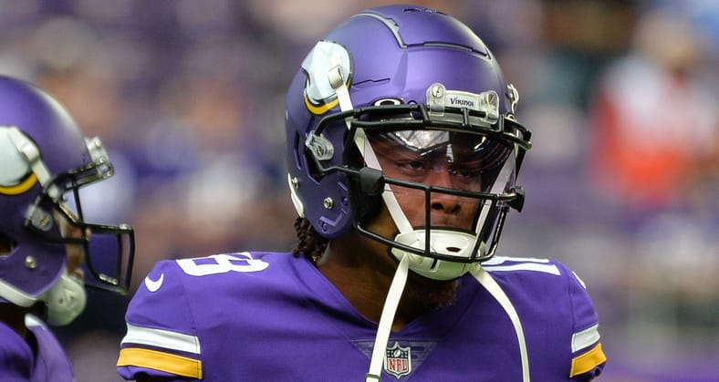 Minnesota Vikings wide receiver Justin Jefferson in 2021 against the Cleveland Browns.