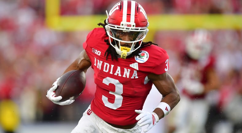 Indiana WR Omar Cooper Jr. at the Rose Bowl in 2026