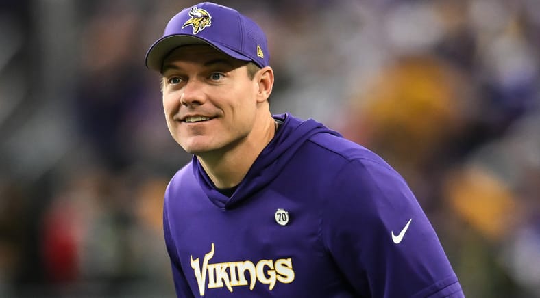 Vikings HC Kevin O'Connell in 2025, Week 18.