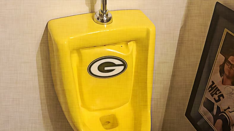 Former Viking QB's Urinal Bothers Packer Fans
