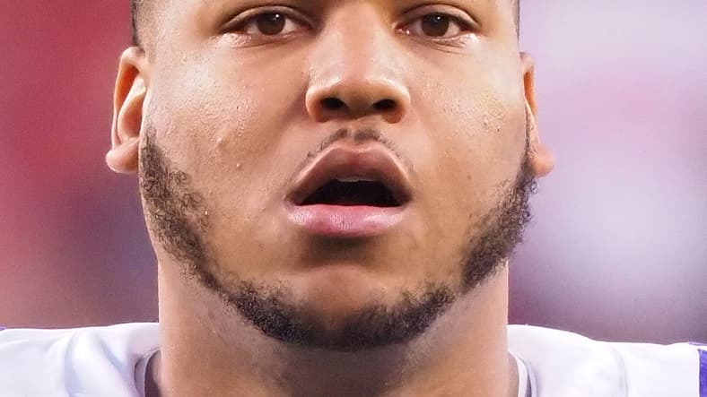 Christian Darrisaw after Vikings loss to 49ers at Levi’s Stadium.