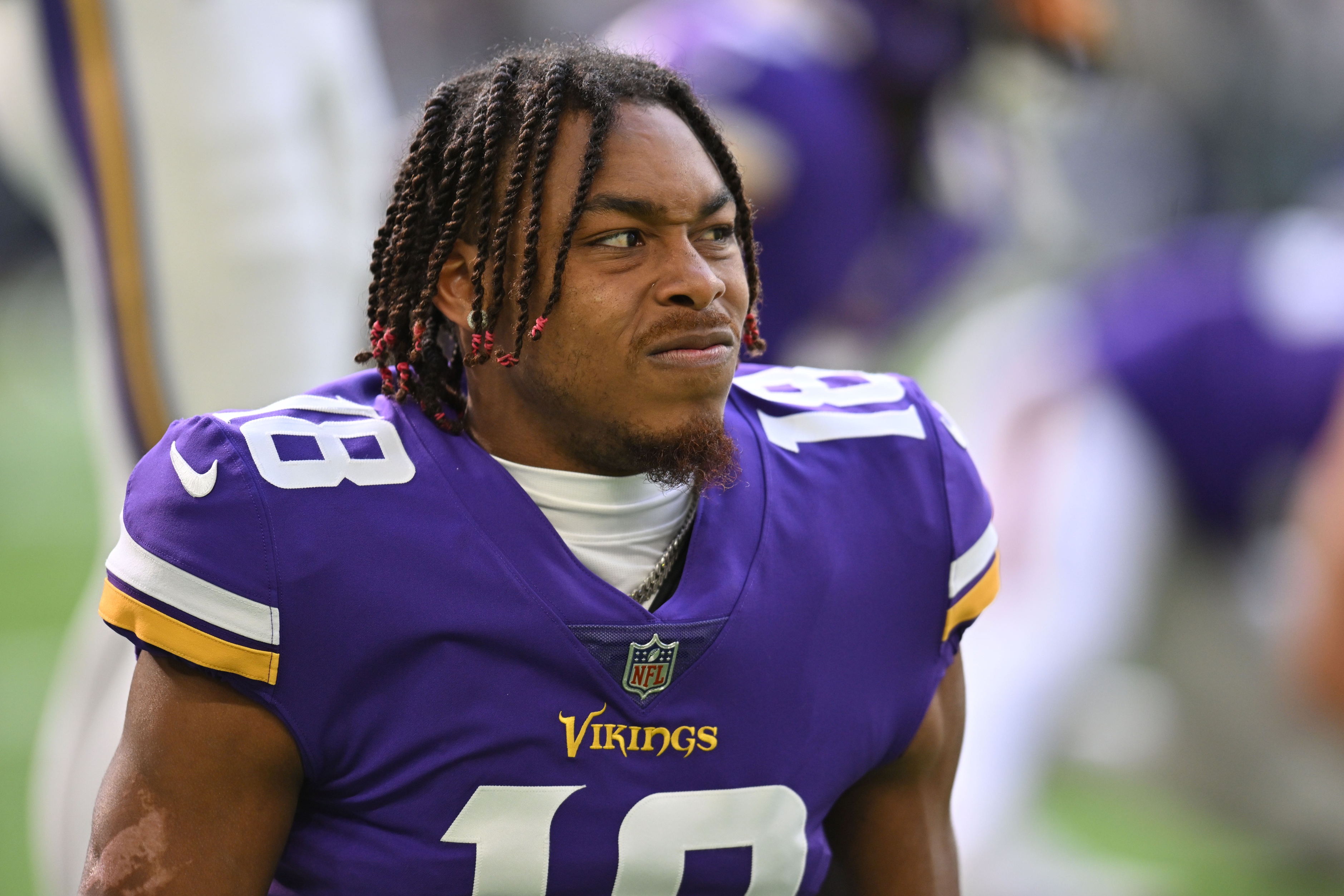 Justin Jefferson appears to