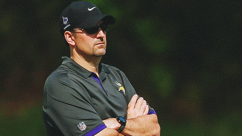 Rob Brzezinski speaking during a Vikings.com interview about the team’s front-office philosophy and leadership structure.
