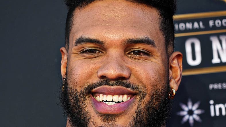 Anthony Barr attends the NFL Honors red carpet event in Los Angeles.