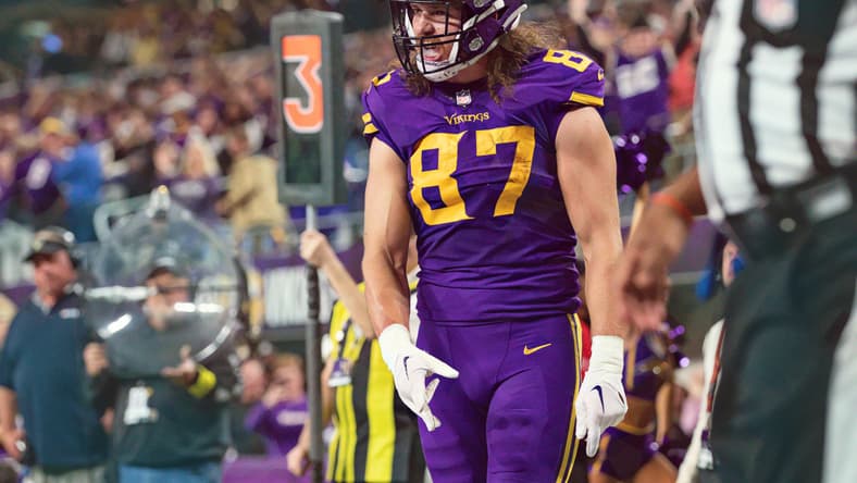T.J. Hockenson Is Having a Ball