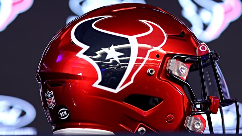 Houston Texans helmet in 2023.
