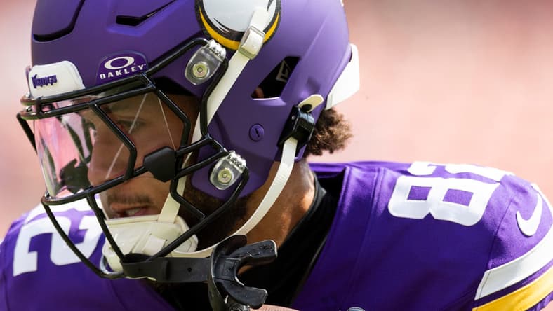 Vikings WR Jeshaun Jones in 2024.