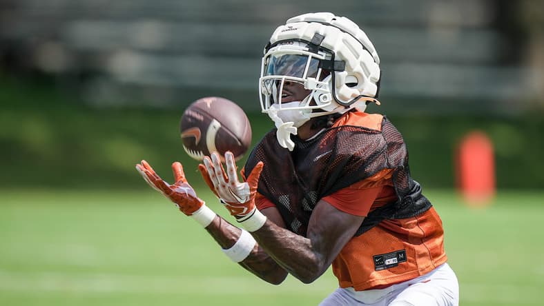 Texas WR Silas Bolden in 2023