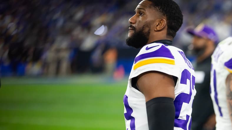 Vikings CB Fabian Moreau in the 2024 postseason.