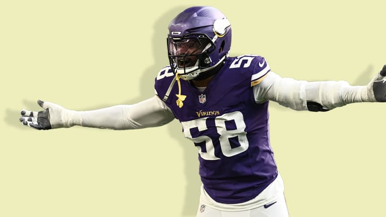 Jonathan Greenard in 2024. Vikings OLB.