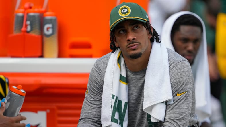 Packers QB Jordan Love in 2024.