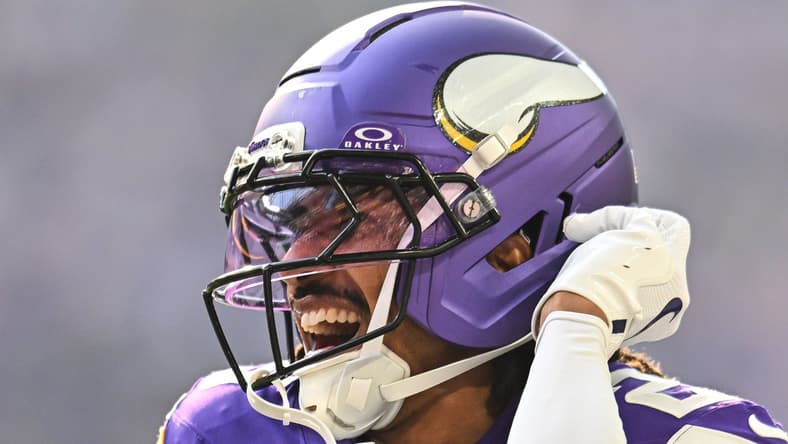 Vikings Kahlef Hailassie in the 2025 preseason.