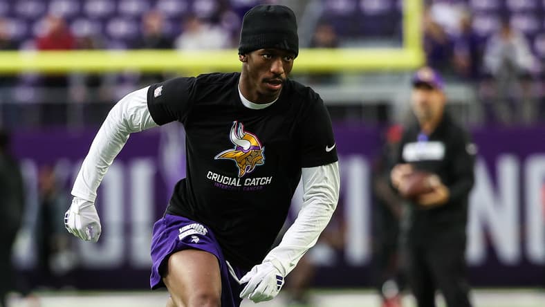 Vikings WR Jordan Addison in 2024.