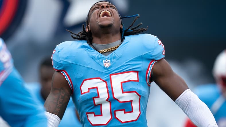 Titans Safety K'Von Wallace in 2023