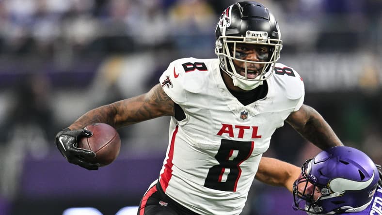 Falcons TE Kyle Pitts in 2024 against the Vikings