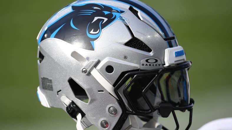 A Carolina Panthers Helmet in 2024