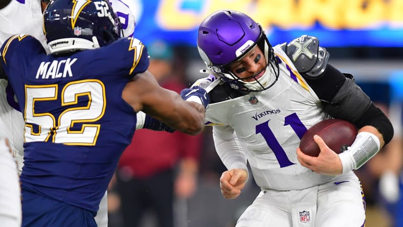 Vikings QB Carson Wentz in 2025.