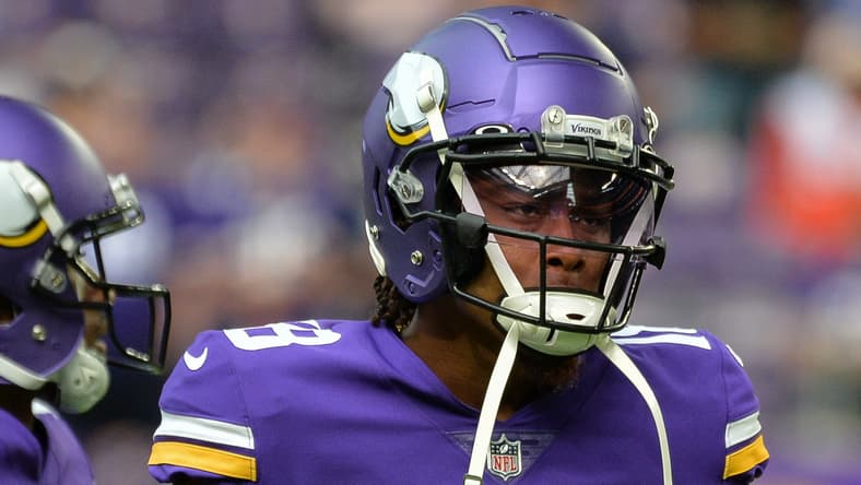 Minnesota Vikings wide receiver Justin Jefferson in 2021 against the Cleveland Browns.