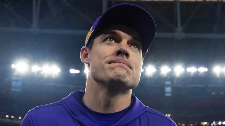 Vikings head coach Kevin O'Connell during the 2024 season.