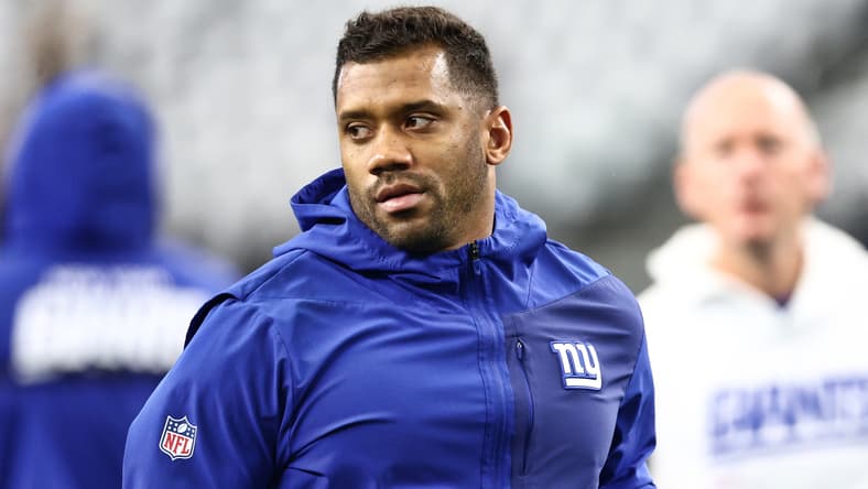 Giants QB Russell Wilson in 2025