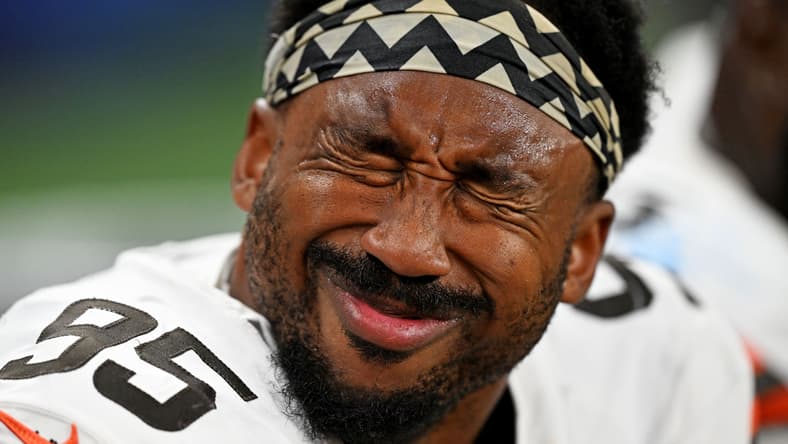 Cleveland Browns EDGE Myles Garrett in 2025