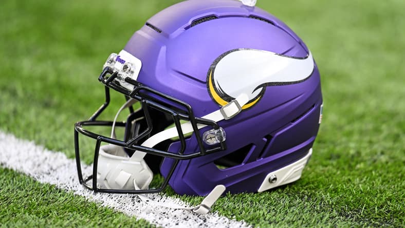 Vikings helmet in Week 8 of 2025