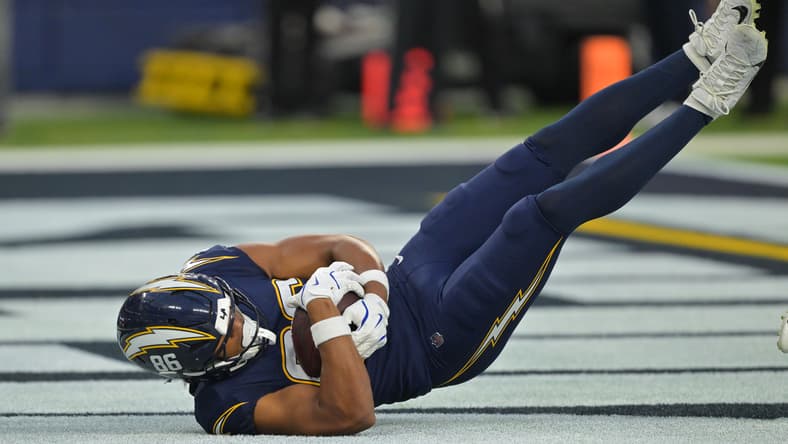 Chargers TE Oronde Gadsden in 2025