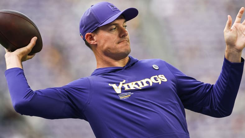 Vikings head coach Kevin O'Connell in 2025