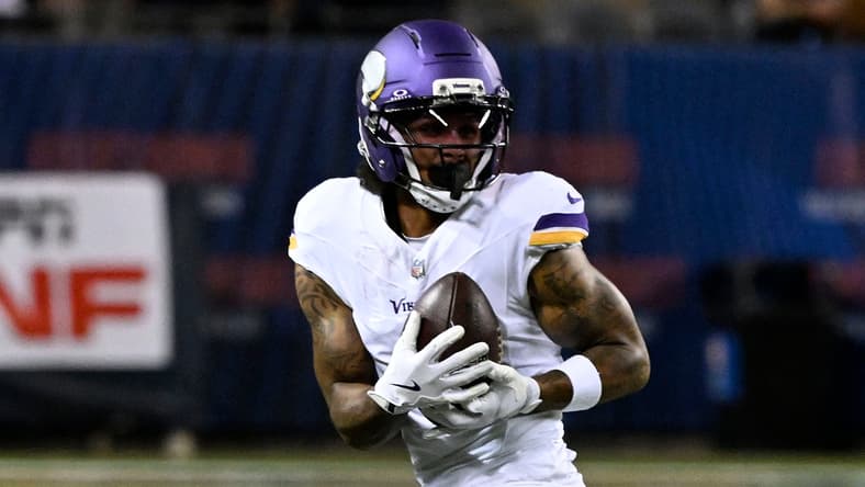 Vikings WR Jalen Nailor in Week 1 of 2025