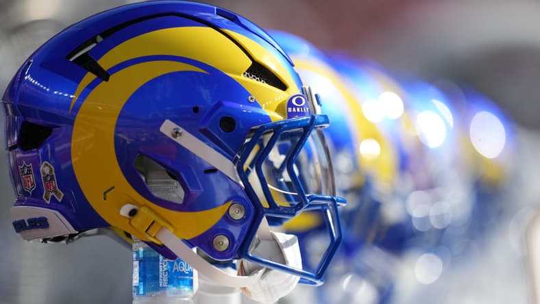 Los Angeles Rams Helmet in 2025