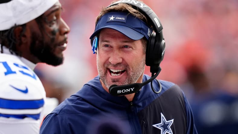Dallas Cowboys coach Brian Schottenheimer in 2025