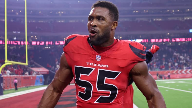 Texans pass rusher Danielle Hunter in 2025