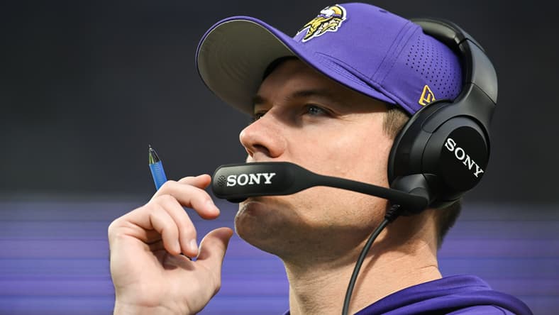 Vikings HC Kevin O'Connell in 2025