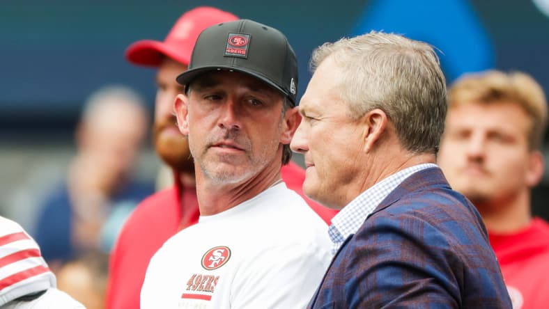 49ers leaders Kyle Shanahan & John Lynch in 2025
