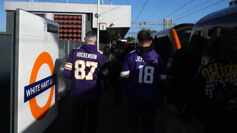 Vikings fans in London in 2025