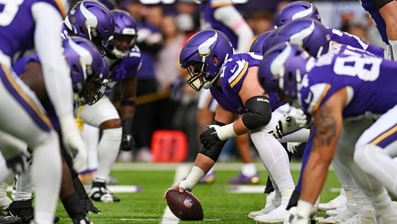 Minnesota Vikings offensive line in 2025
