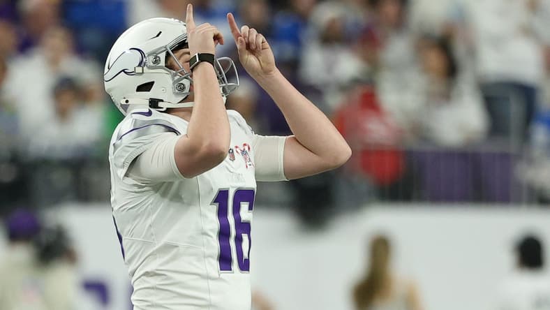Vikings kicker Will Reichard on Christmas Day 2025
