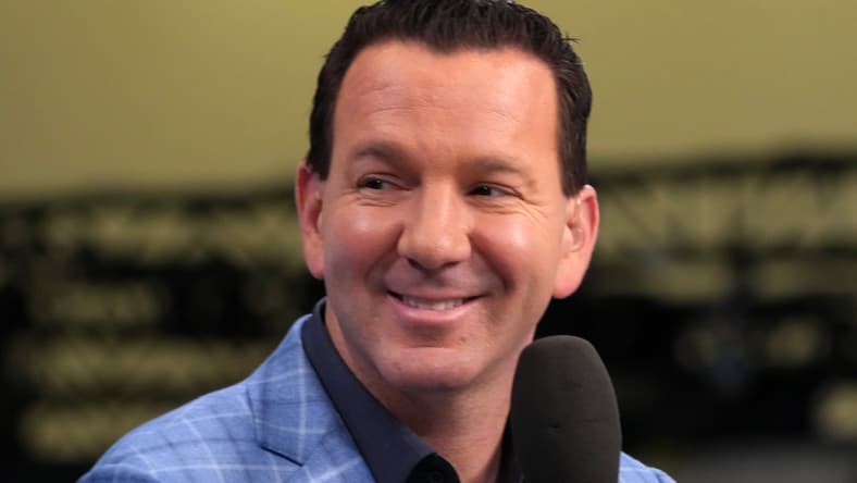 Ian Rapoport at Super Bowl LX