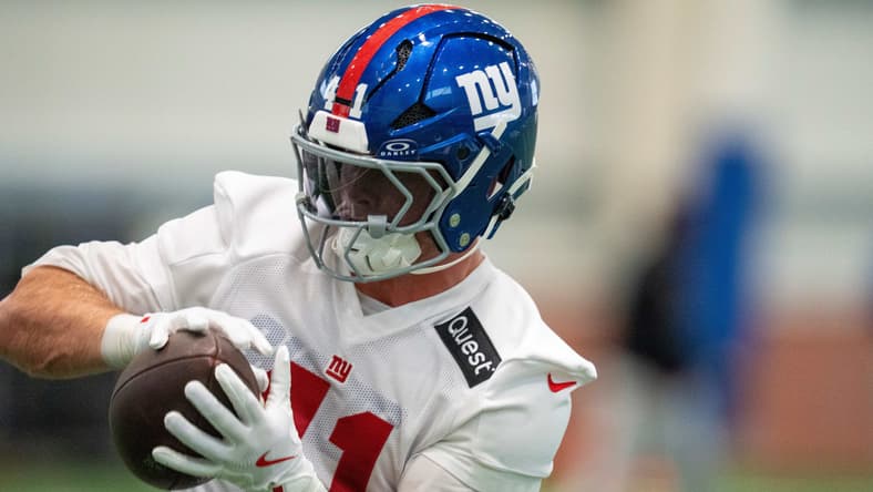 Giants LB Micah McFadden in at minicamp in 2025