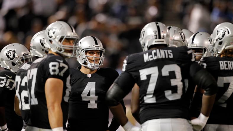 Raiders QB Derek Carr in 2014