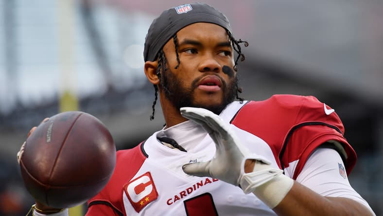 Cardinals QB Kyler Murray in 2021 against the Bears.