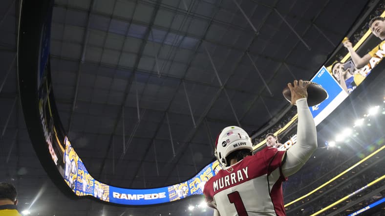 Cardinals QB Kyler Murray in 2022 against the Rams. Vikings quarterbacks.