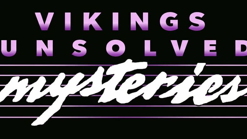 A Vikings-Infused Unsolved Mysteries logo