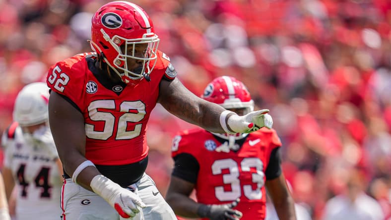 Georgia DT Christen Miller in 2023
