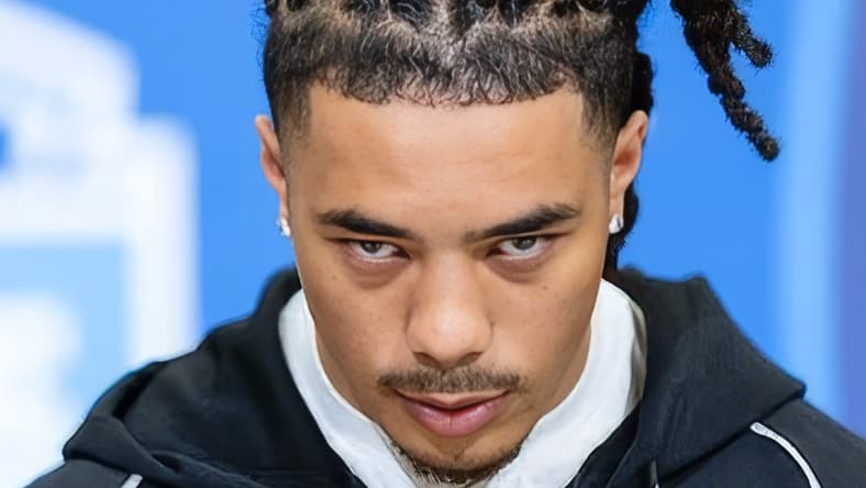 USC WR Makai Lemon at the NFL Combine in 2026