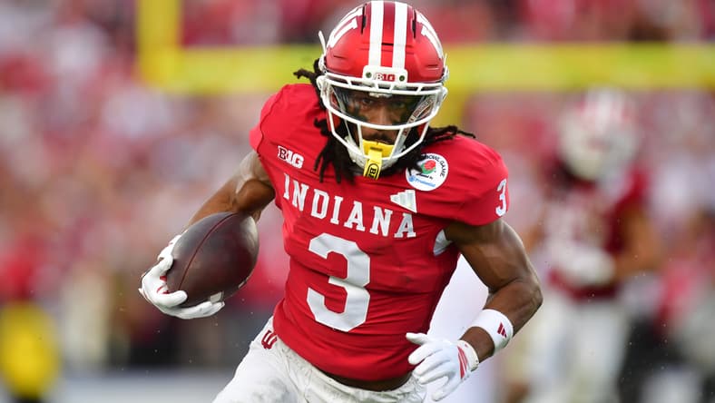 Indiana WR Omar Cooper Jr. at the Rose Bowl in 2026