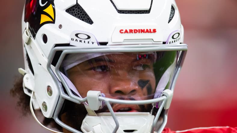 Kyler Murray lines up at quarterback during a game against the Washington Commanders.